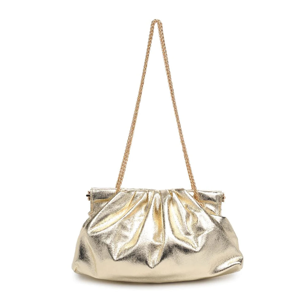 Kacey Clutch in Gold - Madison's Niche 