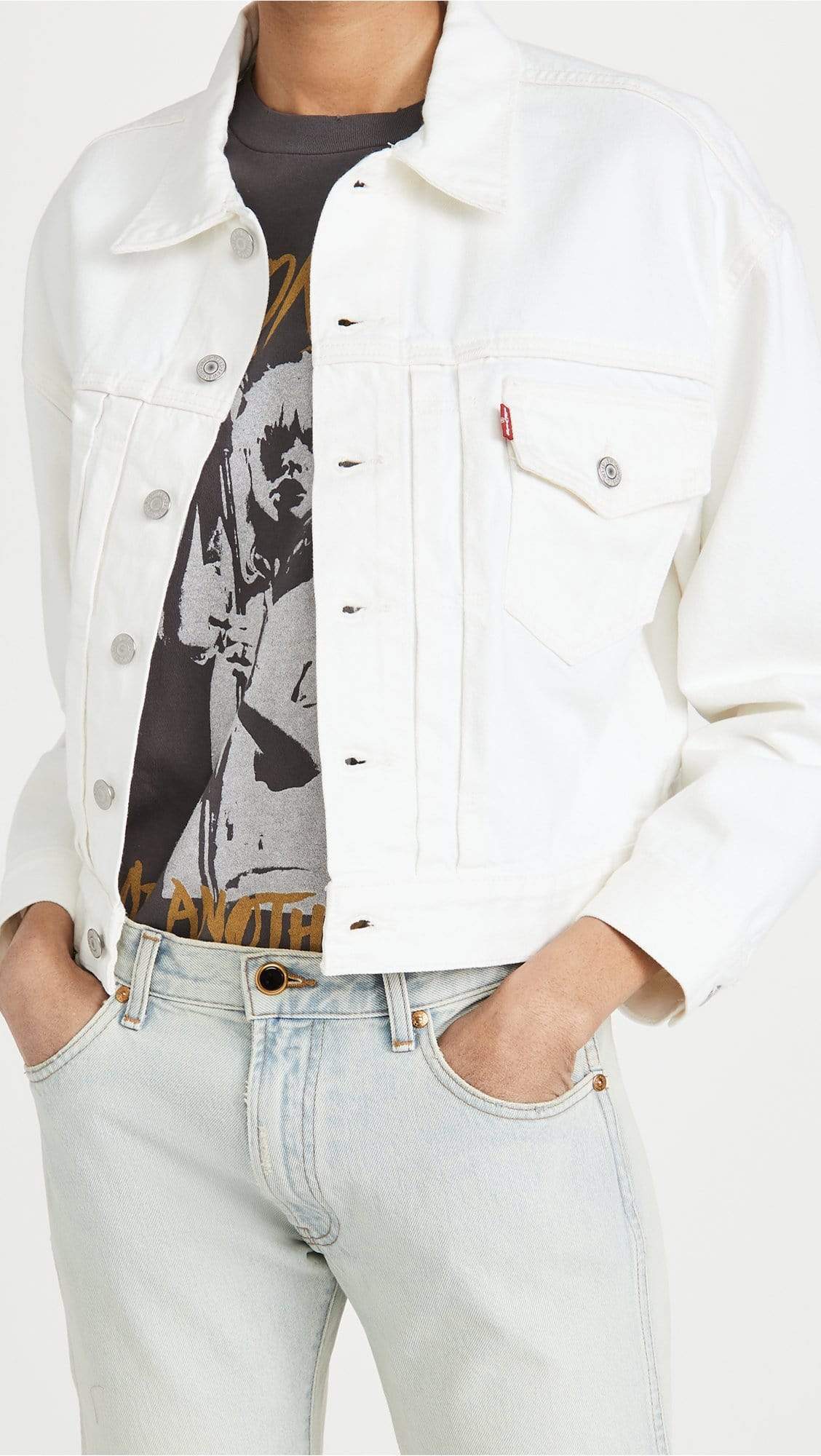 Levi's Trucker Jacket in Clean Sweep - Madison's Niche 