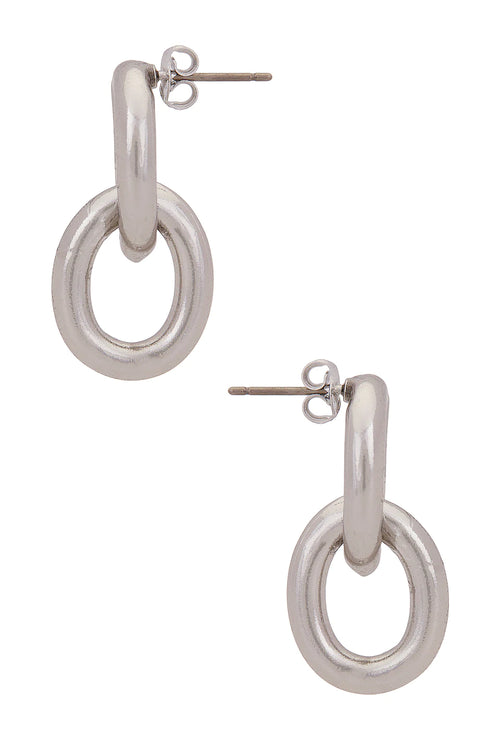 Levi Earrings in Silver - Madison's Niche 