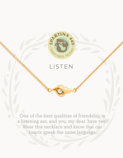 "Listen" Necklace - Madison's Niche 