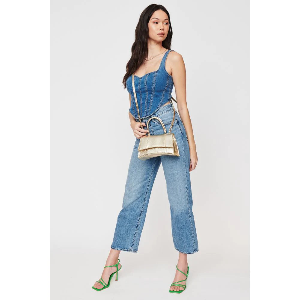 Lucas Bag in Metallic Gold - Madison's Niche 
