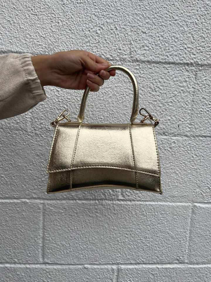 Lucas Bag in Metallic Gold - Madison's Niche 