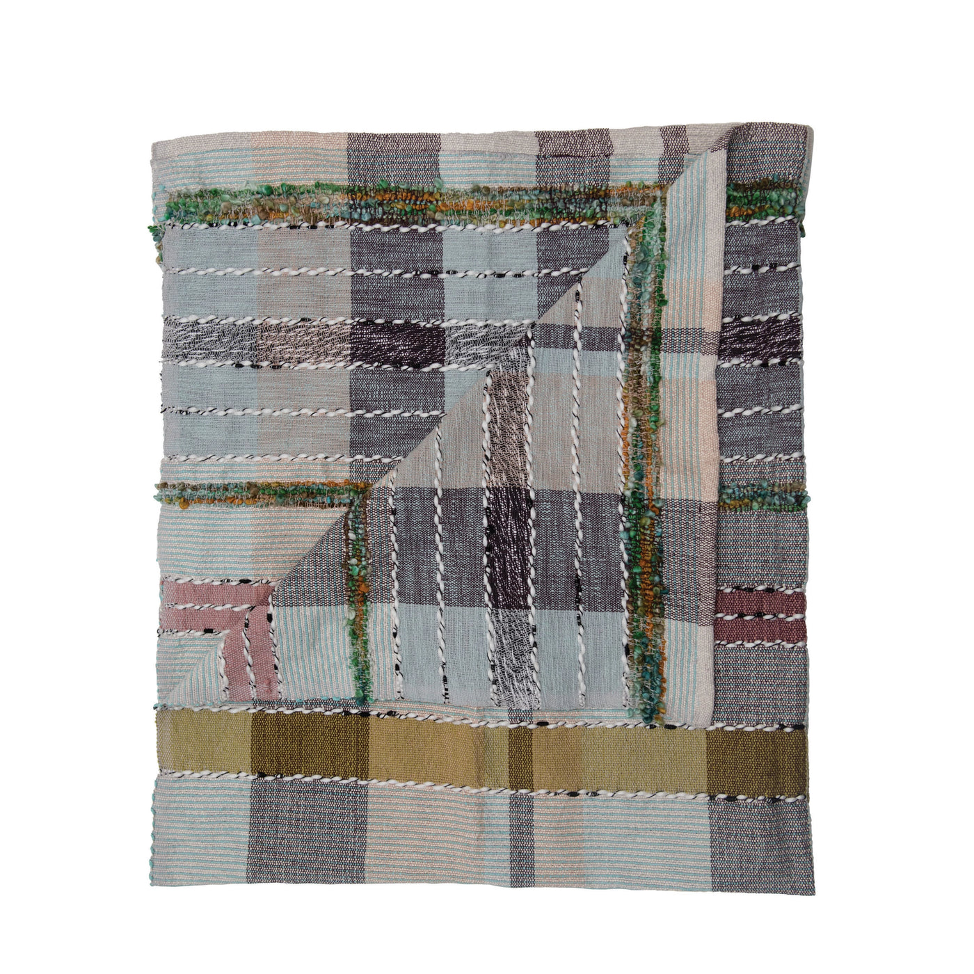 Madras Plaid Throw 50" x 60" - Madison's Niche 