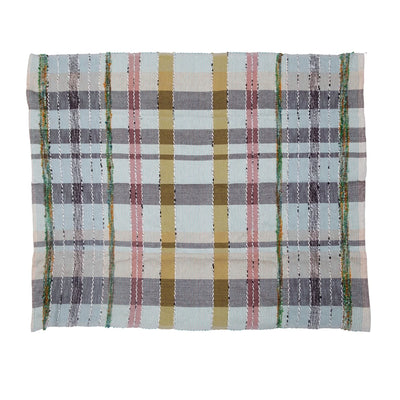 Madras Plaid Throw 50" x 60" - Madison's Niche 