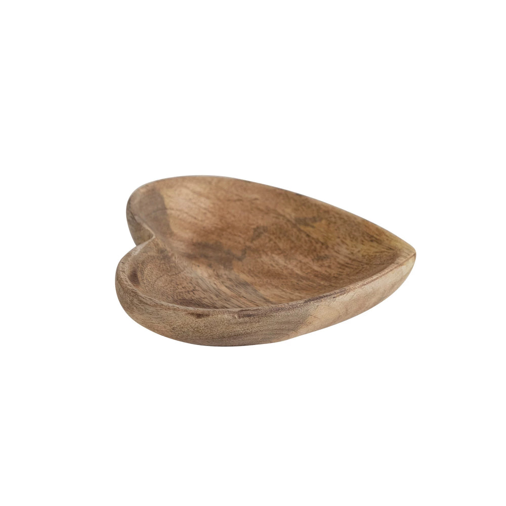 Mango Wood Heart Dish - Madison's Niche 