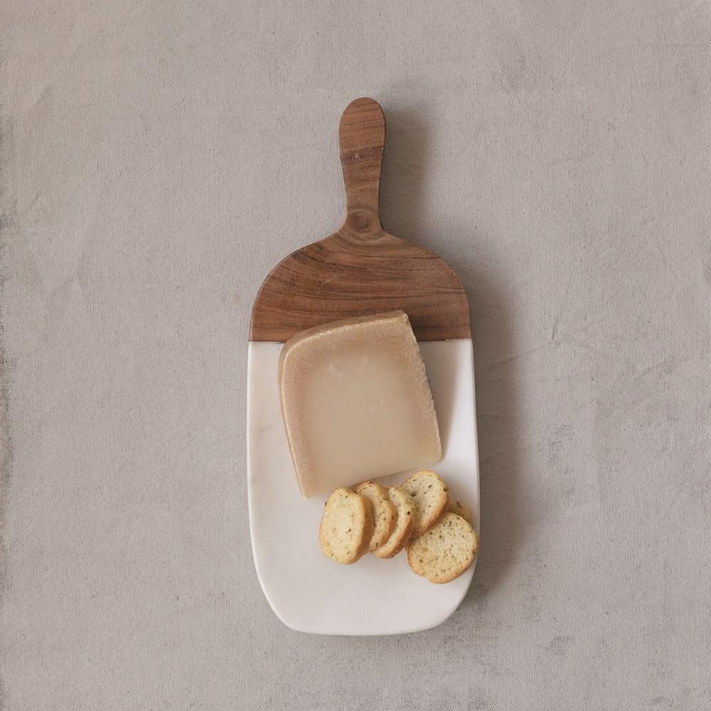 Marble/Wood Cheese Board - Madison's Niche 