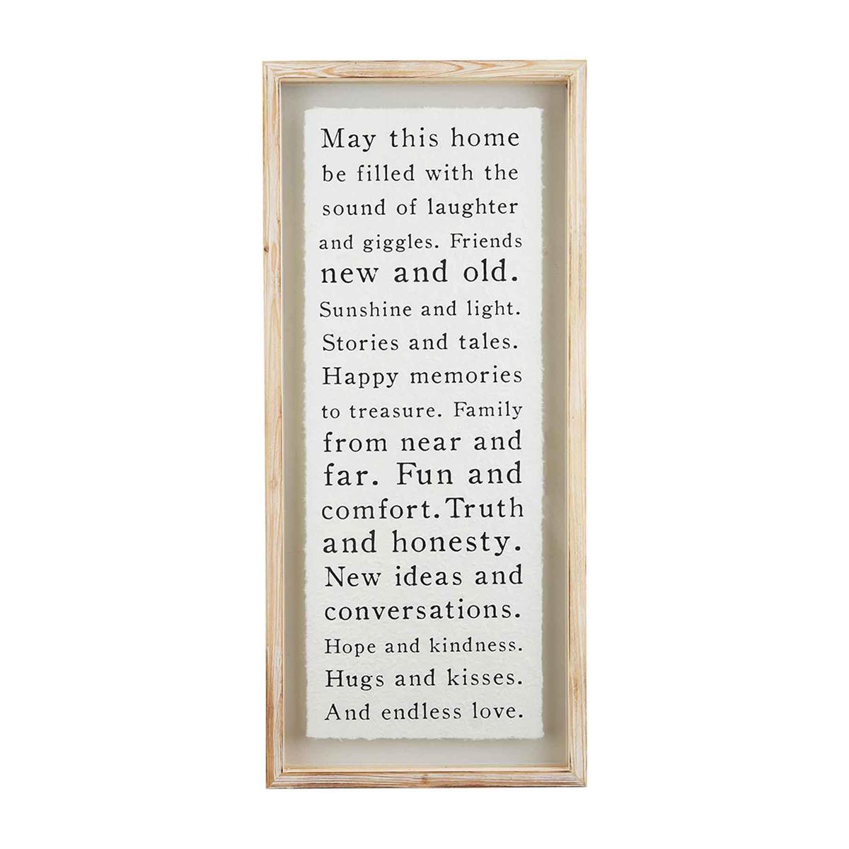 "May This Home" Plaque - Madison's Niche 
