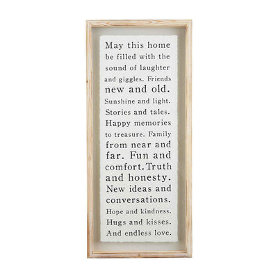 "May This Home" Plaque - Madison's Niche 