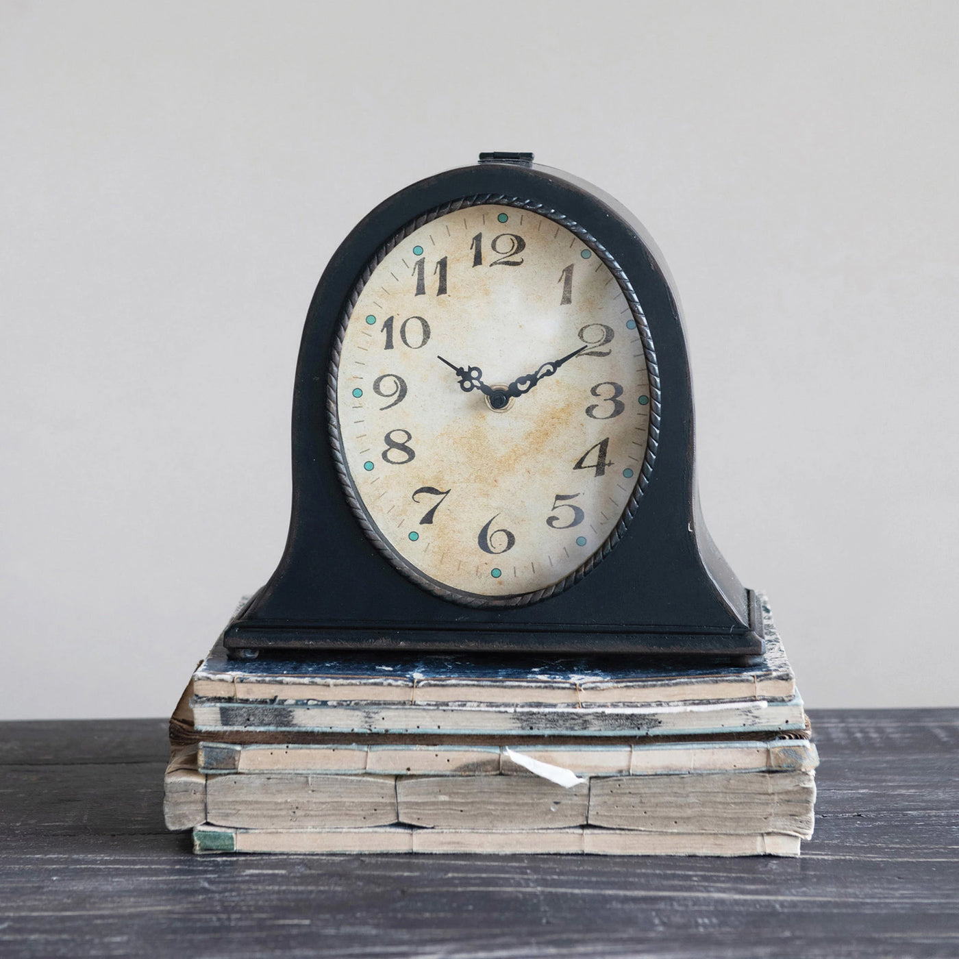 Metal Mantel Clock - Madison's Niche 