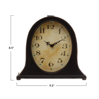 Metal Mantel Clock - Madison's Niche 