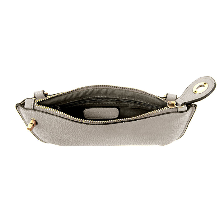 Mini Crossbody Wristlet in Grey - Madison's Niche 
