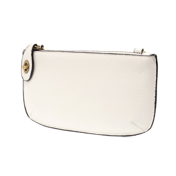 Mini Crossbody Wristlet in White - Madison's Niche 