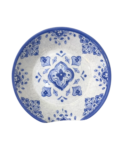 Spoon Rest in Moroccan Blue