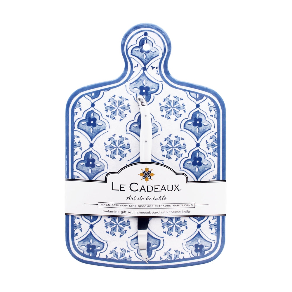 Cheeseboard Gift Set in Moroccan Blue - Madison&