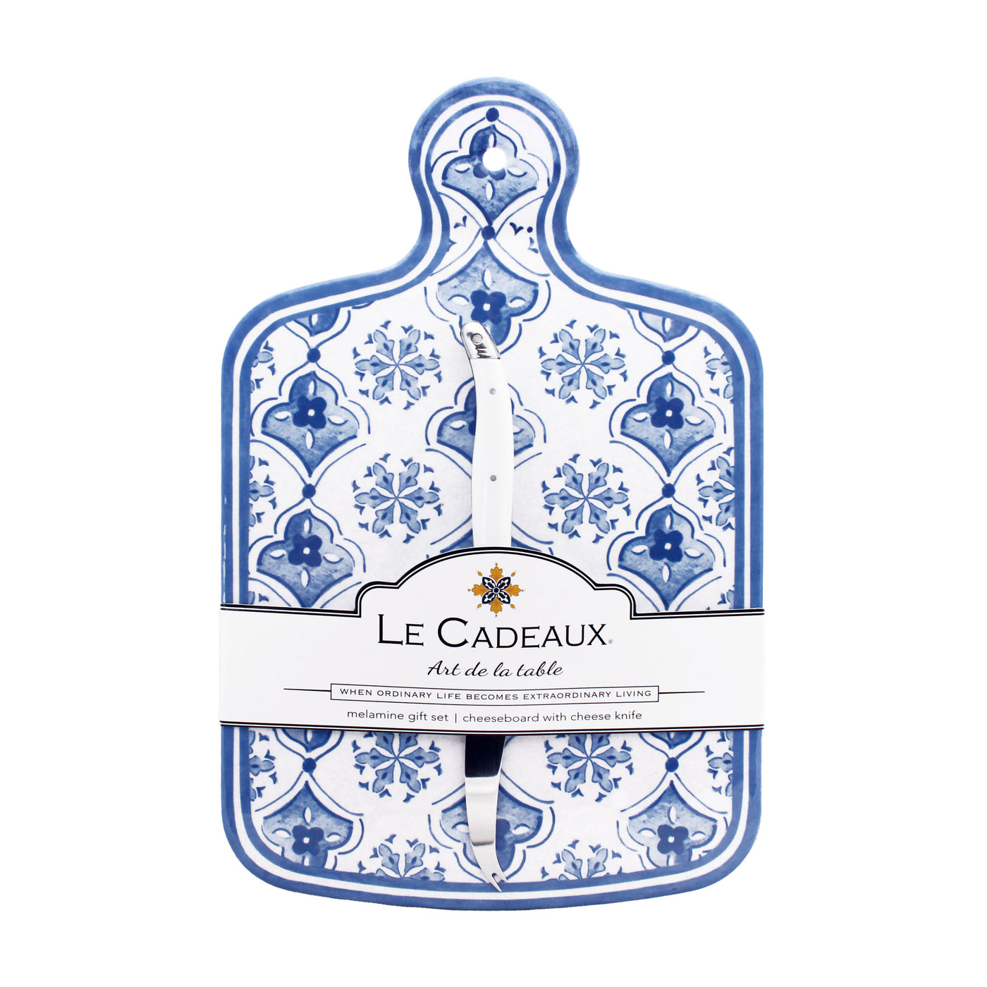 Cheeseboard Gift Set in Moroccan Blue - Madison's Niche 