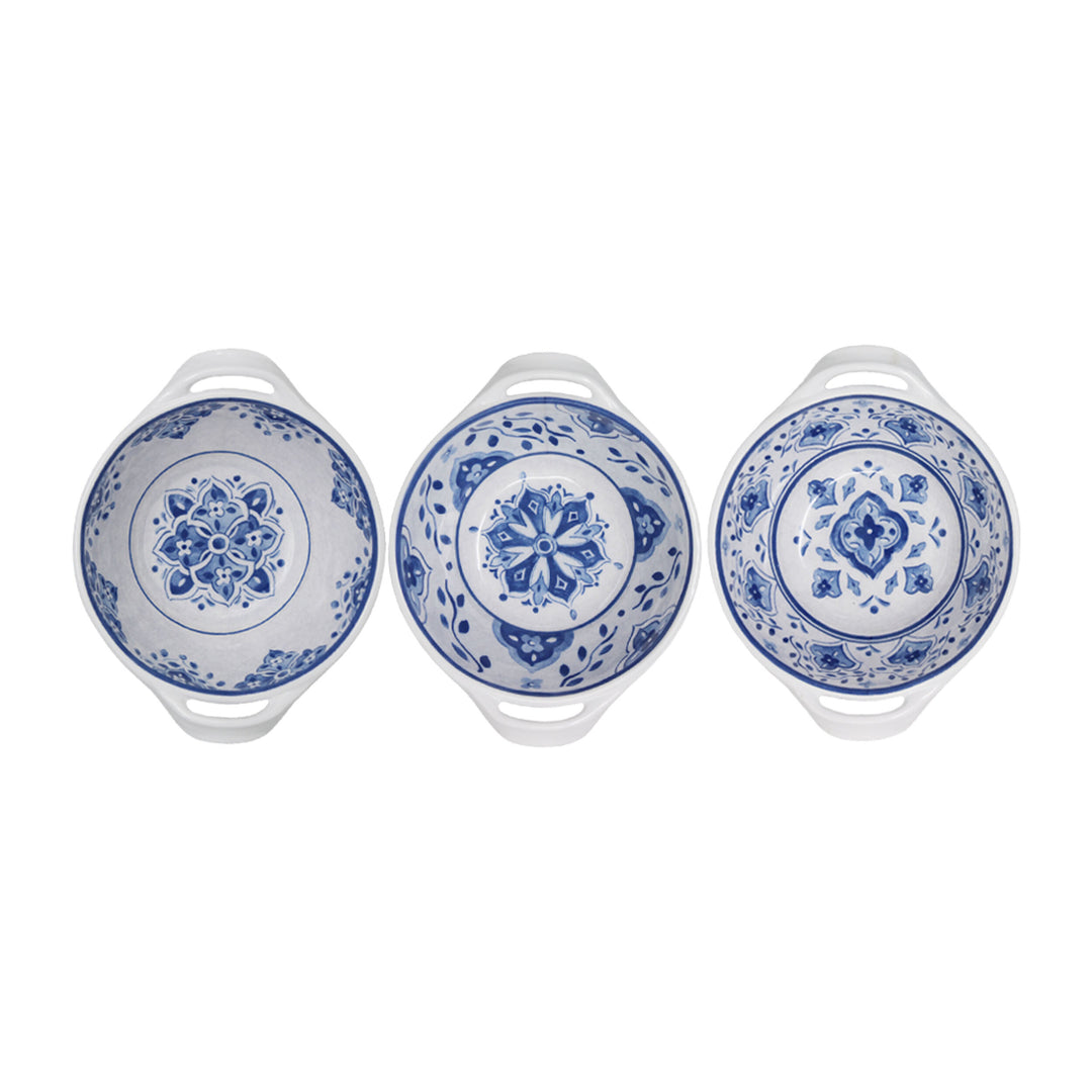 Set of 3 Mini Bowls in Moroccan Blue - Madison's Niche 