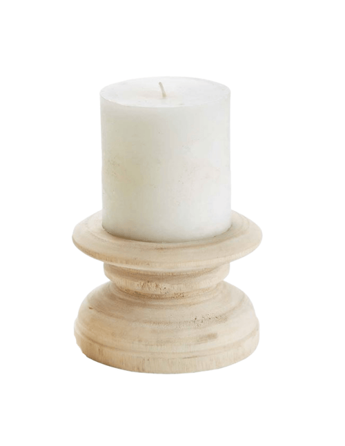 MUD PIE Home Decor Short Chunky Candle Holder