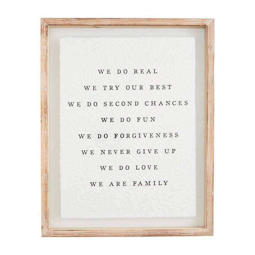 We Are Family Plaque - Madison&