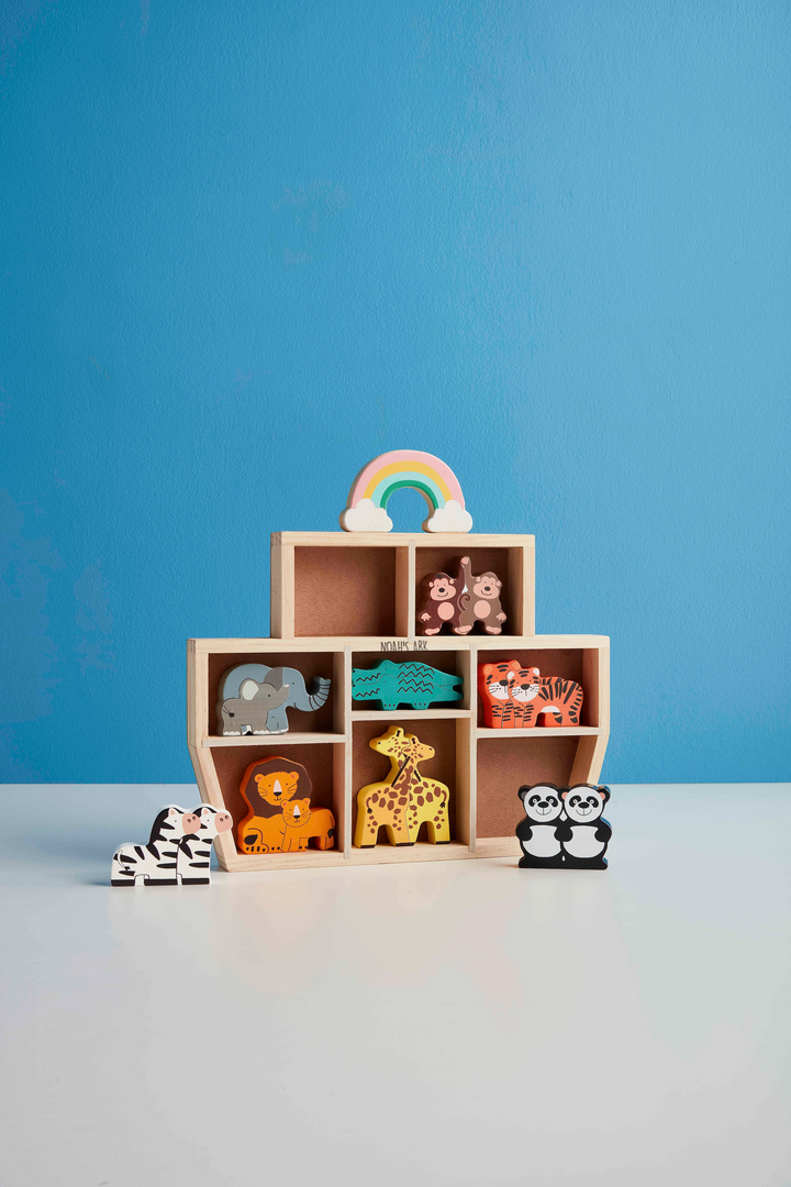 Noah's Ark Wooden Toy Set - Madison's Niche 