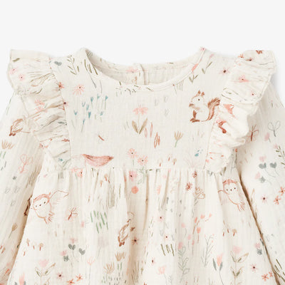 Owl Ruffle Dress - Madison's Niche 