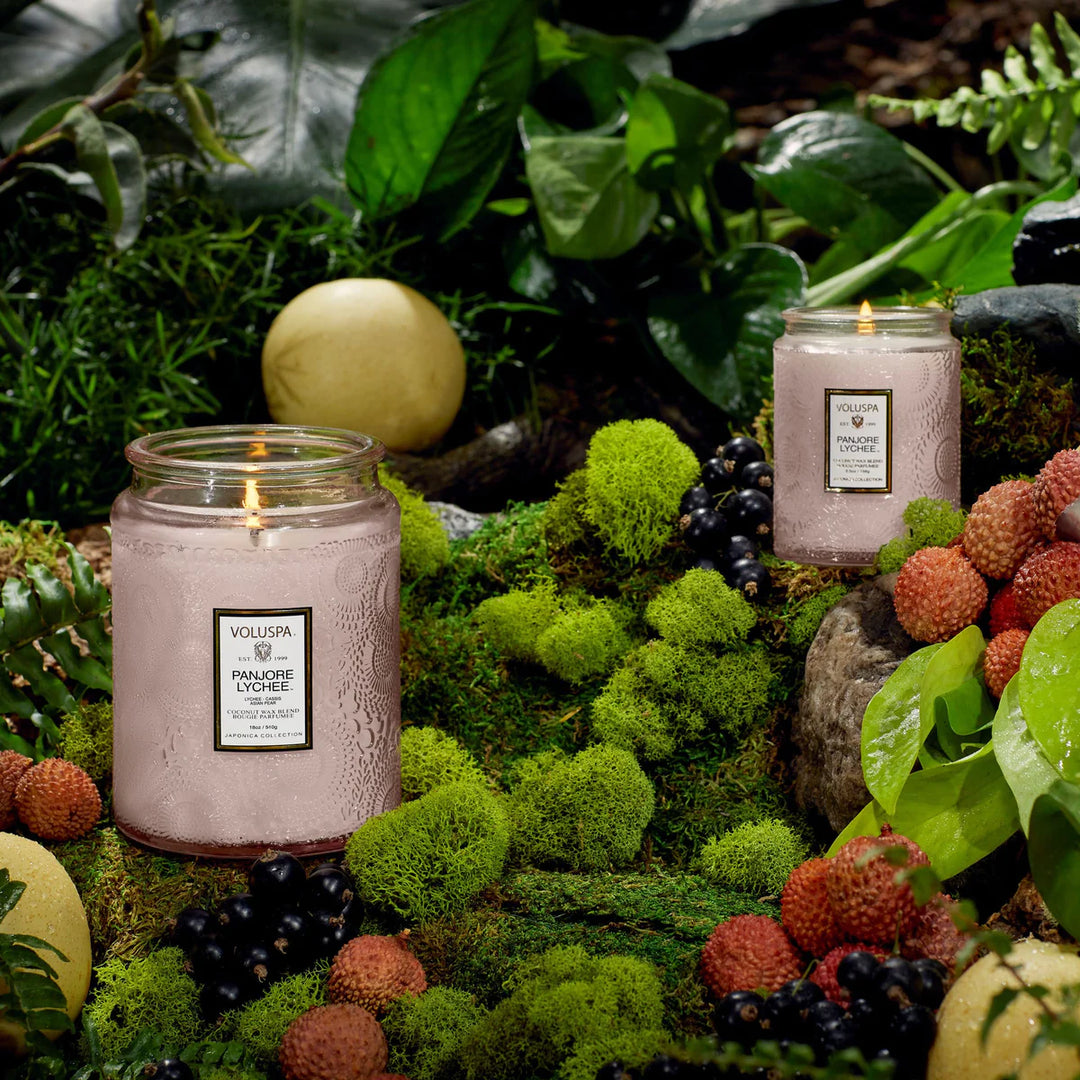 Panjore Lychee 18oz Candle - Madison's Niche 