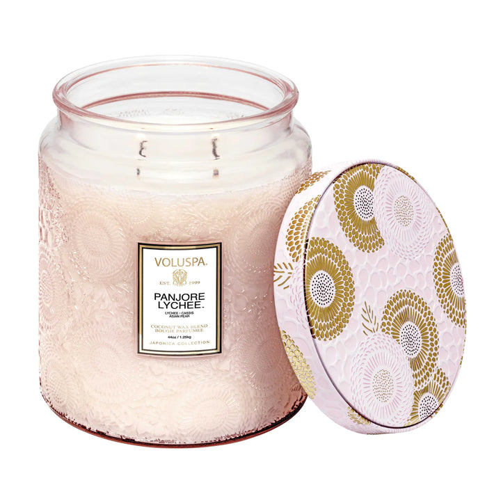 Panjore Lychee 44oz Candle - Madison's Niche 