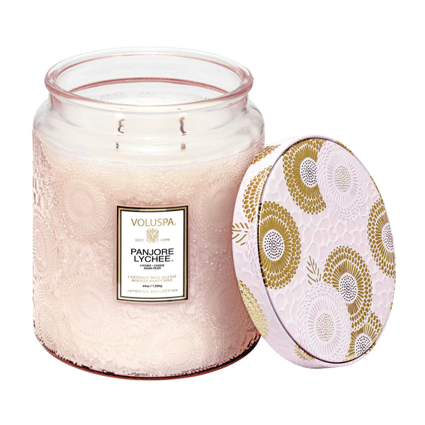 Panjore Lychee 44 oz Candle Madison's Niche 