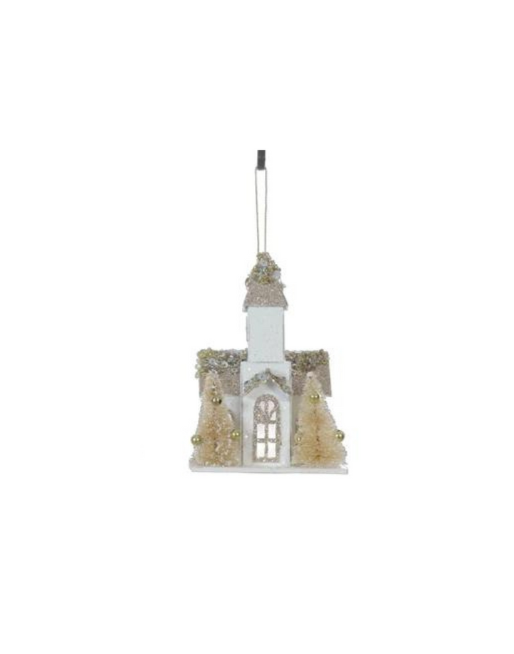 Paper LED Church Ornament - Madison's Niche 