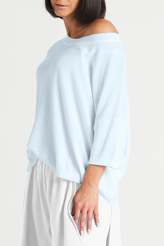 Pima Boatneck Sweater - Madison's Niche 