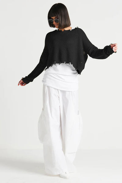 Pin Dot Boatneck Sweater - Madison's Niche 
