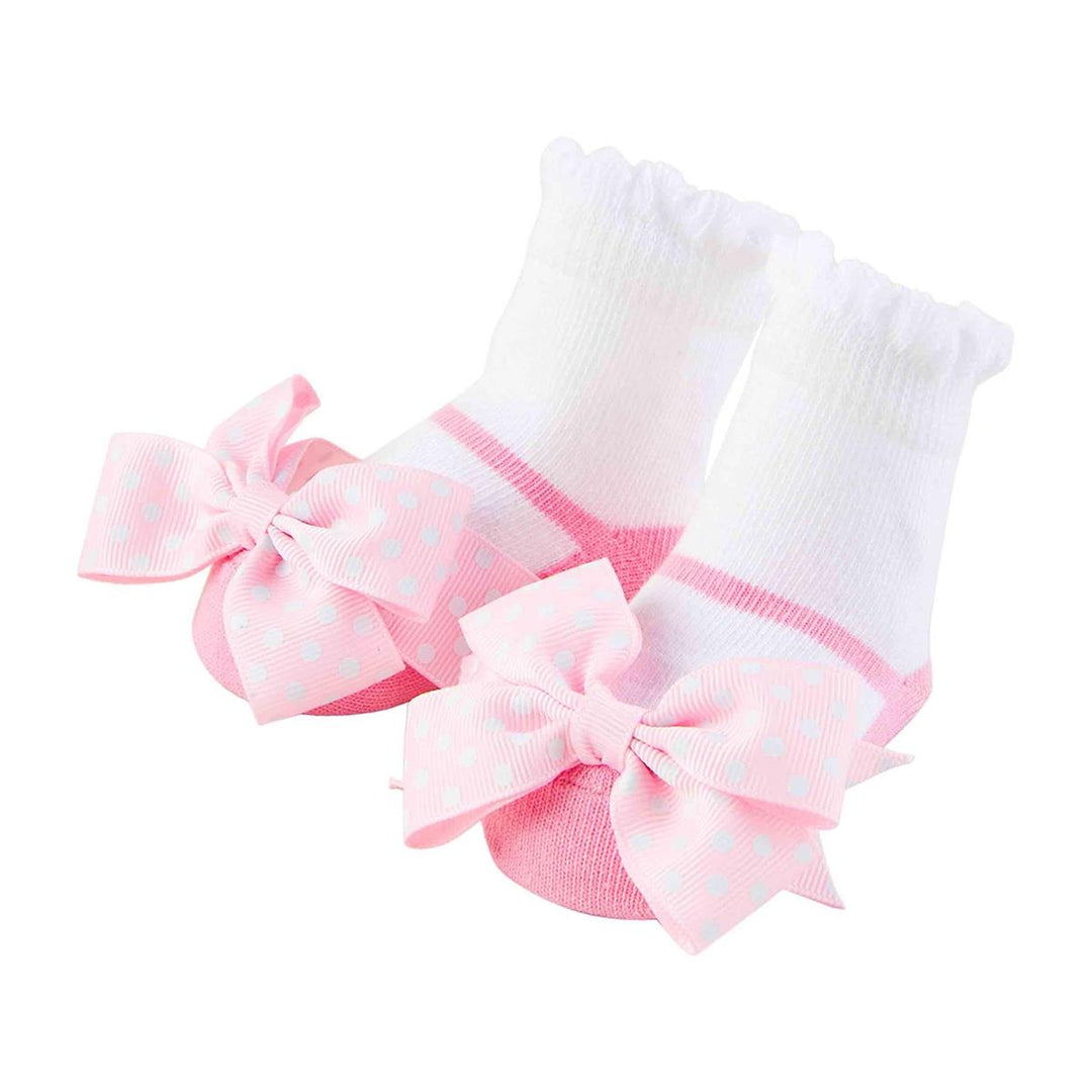 Pink Bow Mary Jane Socks - Madison's Niche 