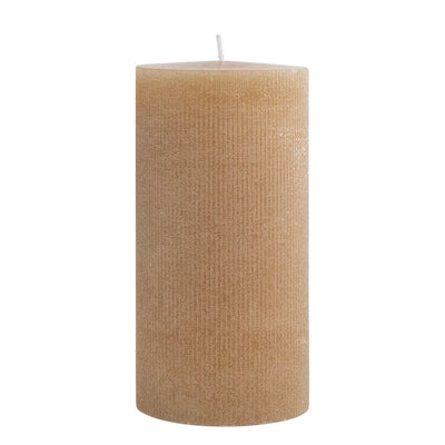 Pleated Pillar Candle - Madison's Niche 
