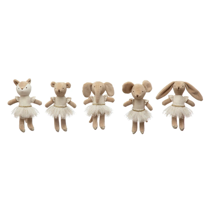 Plush Ballerina Animal - Madison&