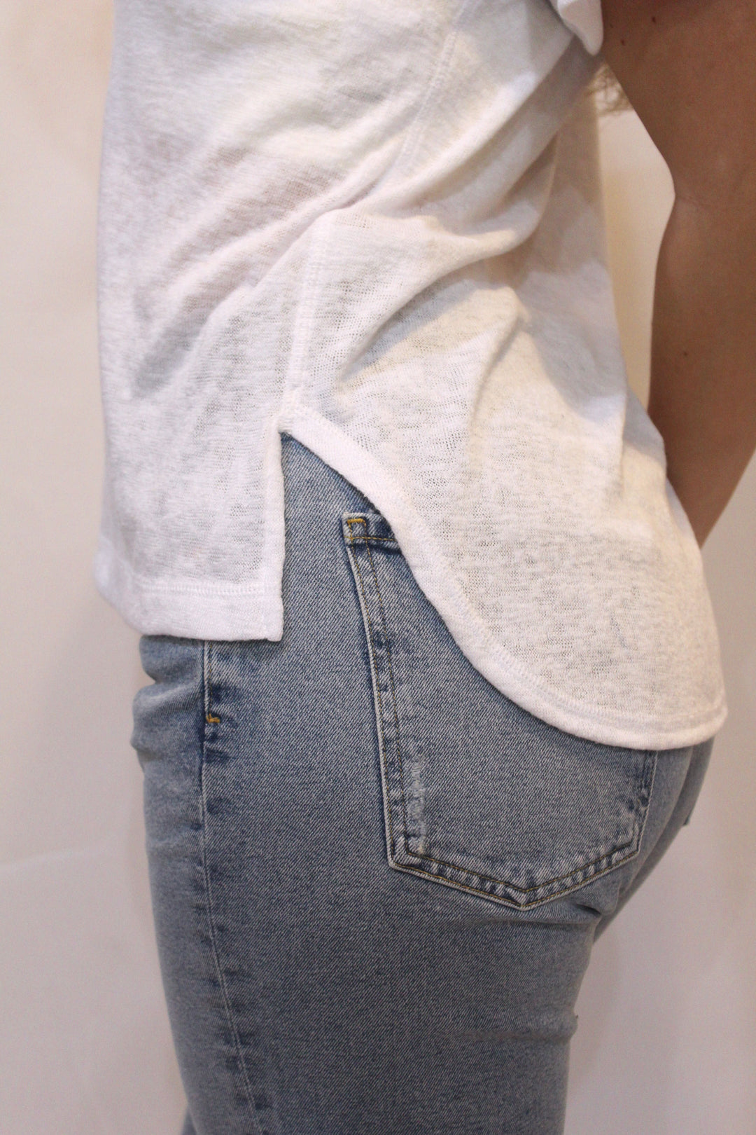 Poppy T-Shirt in White - Madison's Niche 
