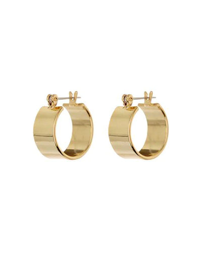 Positano Hoops in Gold - Madison's Niche 