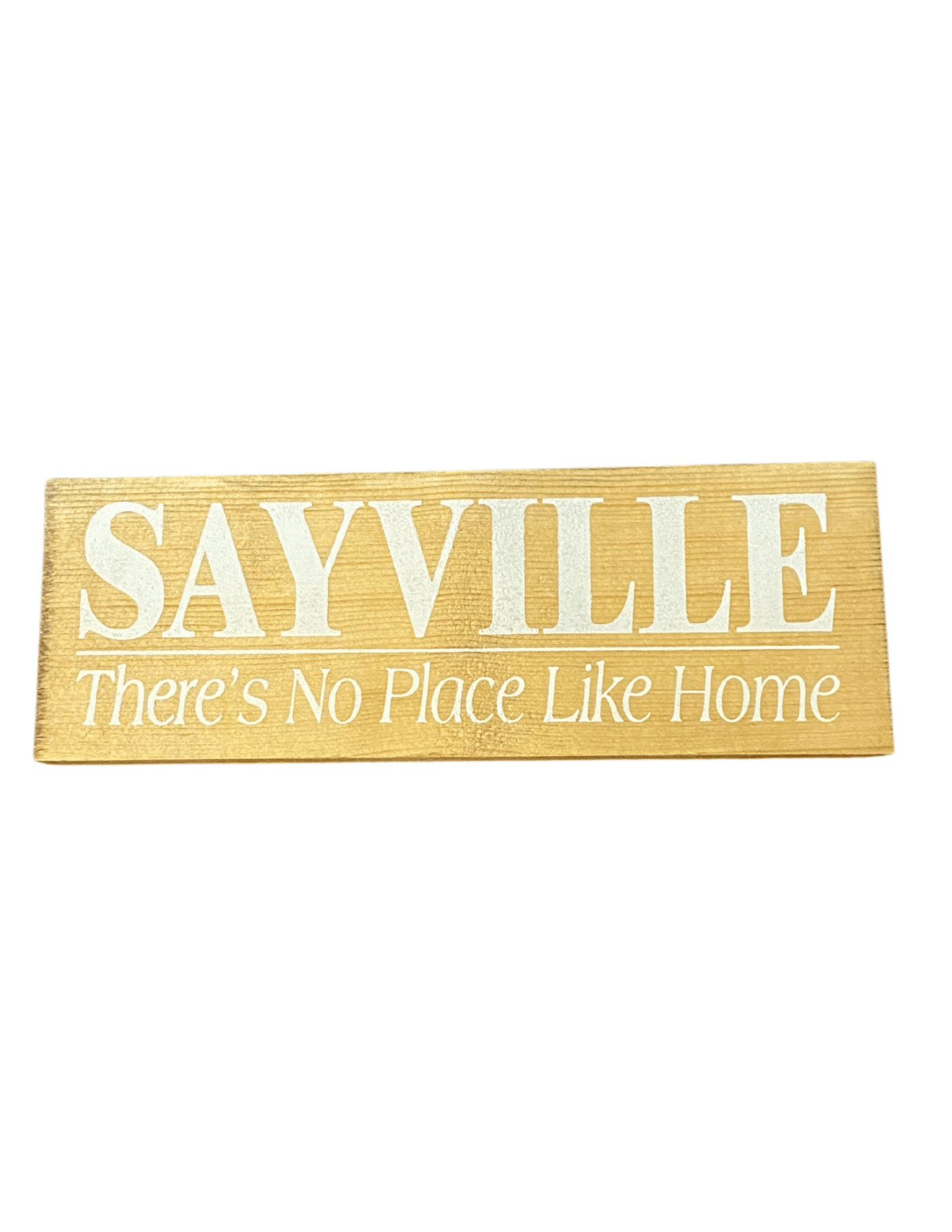 SAWDUST CITY Wall Art "No Place Like Home" Sayville Tiny Town Sign
