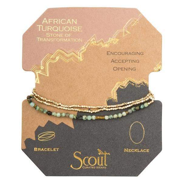 African Turquoise Beaded Wrap - Madison's Niche 