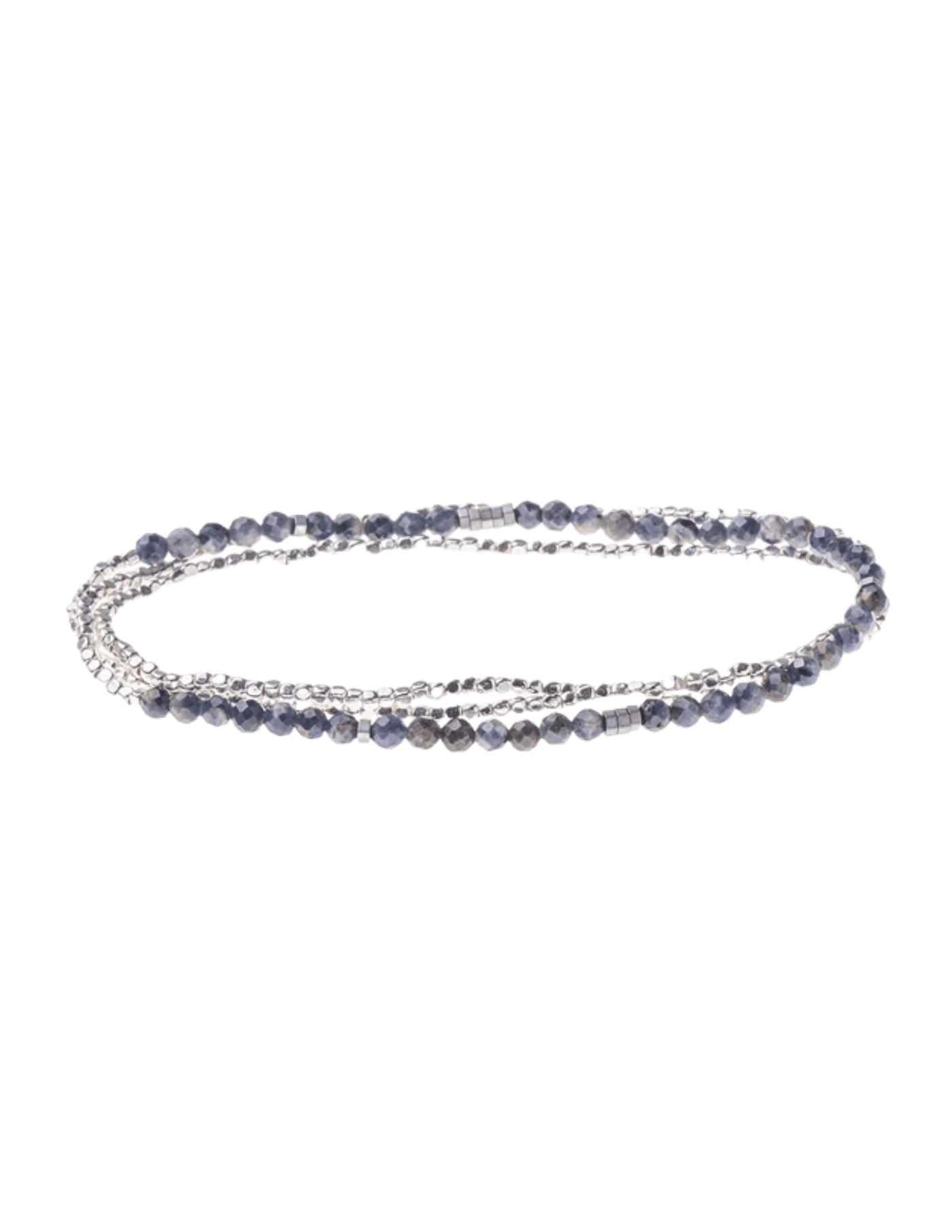 Delicate Stone Iolite & Sunstone Wrap - Madison's Niche 