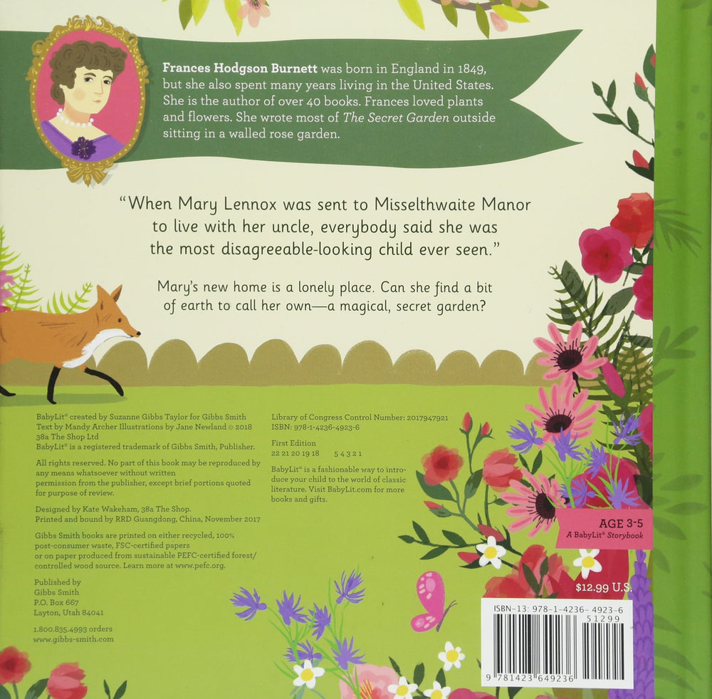 The Secret Garden: A BabyLit Storybook - Madison's Niche 