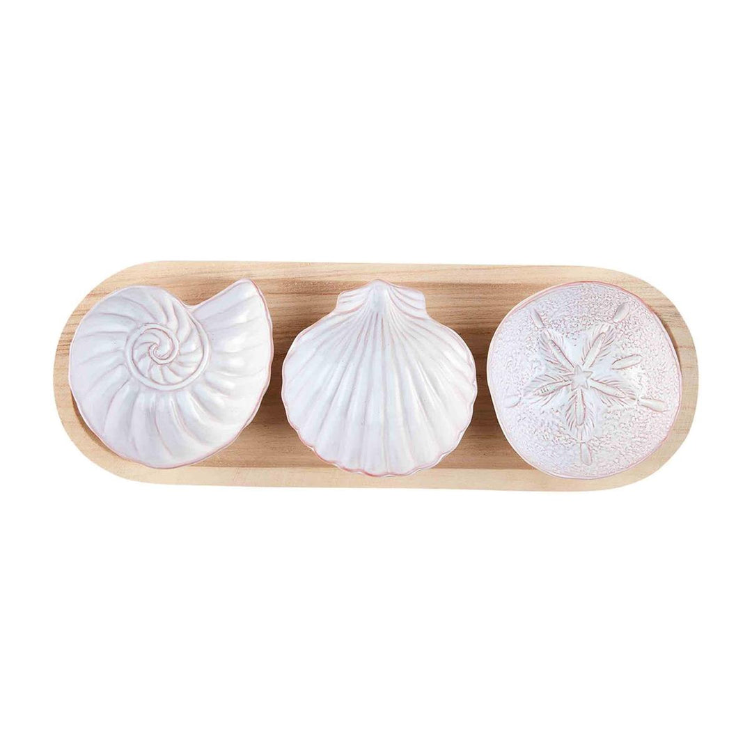 Shell Dip & Tray Set - Madison's Niche 