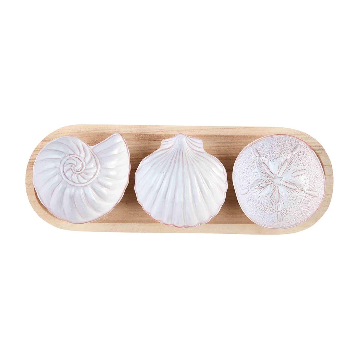 Shell Dip & Tray Set - Madison's Niche 