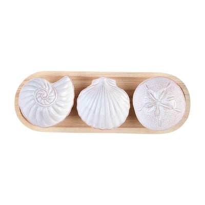 Shell Dip & Tray Set - Madison's Niche 