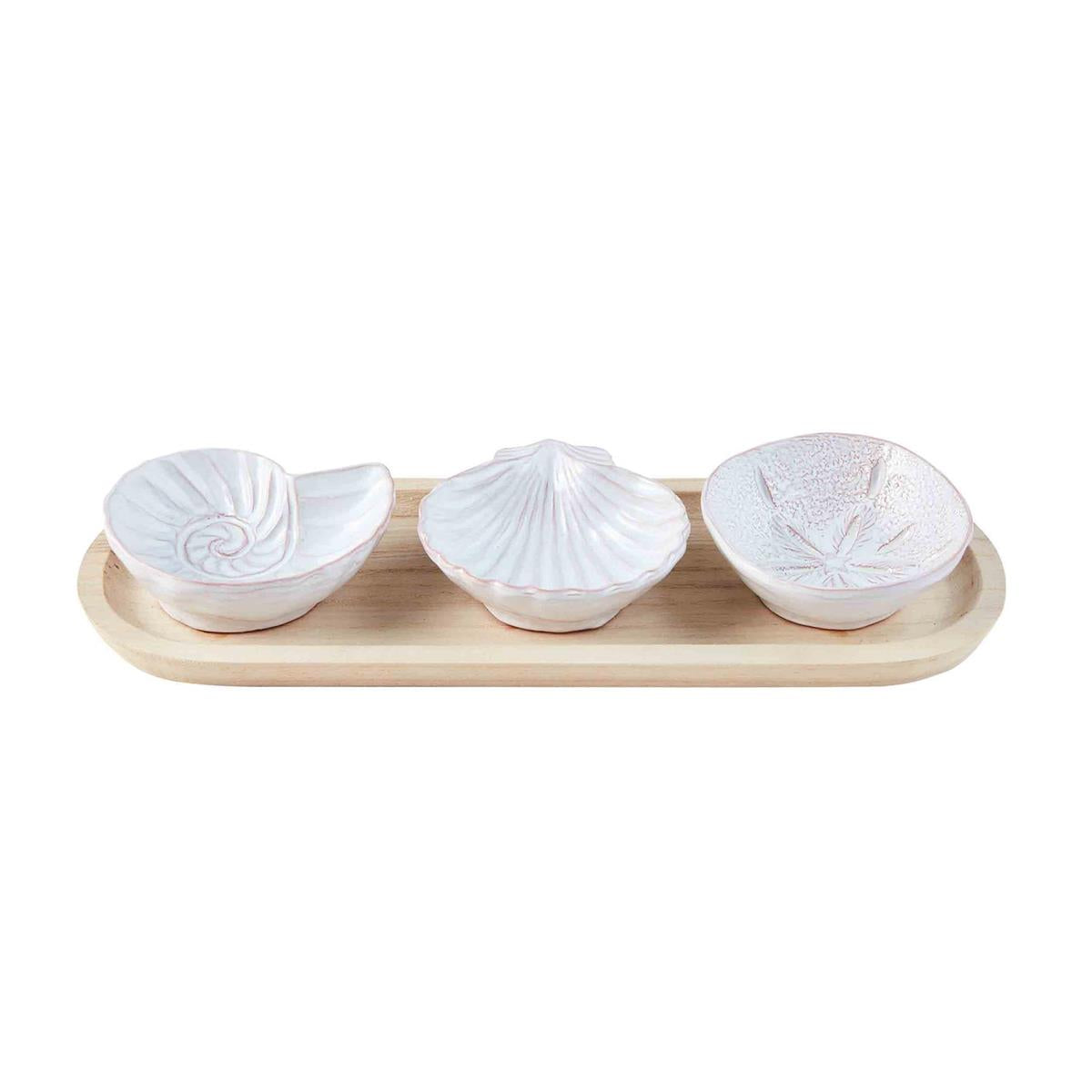 Shell Dip & Tray Set - Madison's Niche 
