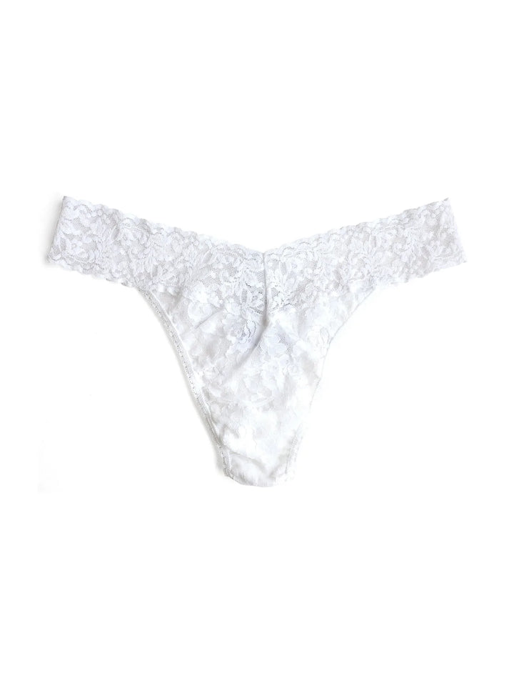 Signature Lace Original Thong in White - Madison's Niche 