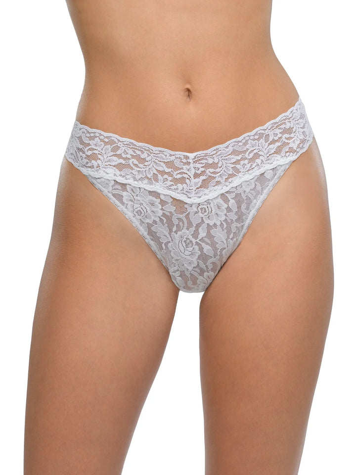 Signature Lace Original Thong in White - Madison's Niche 