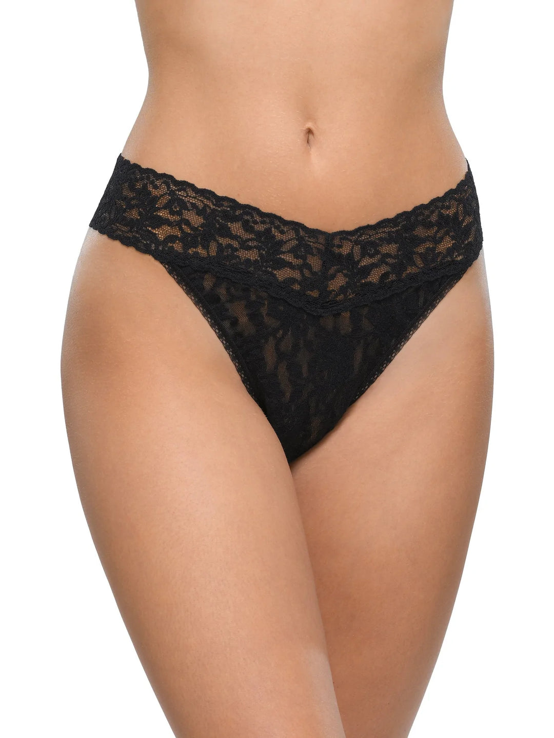 Signature Lace Original Thong in Black - Madison's Niche 