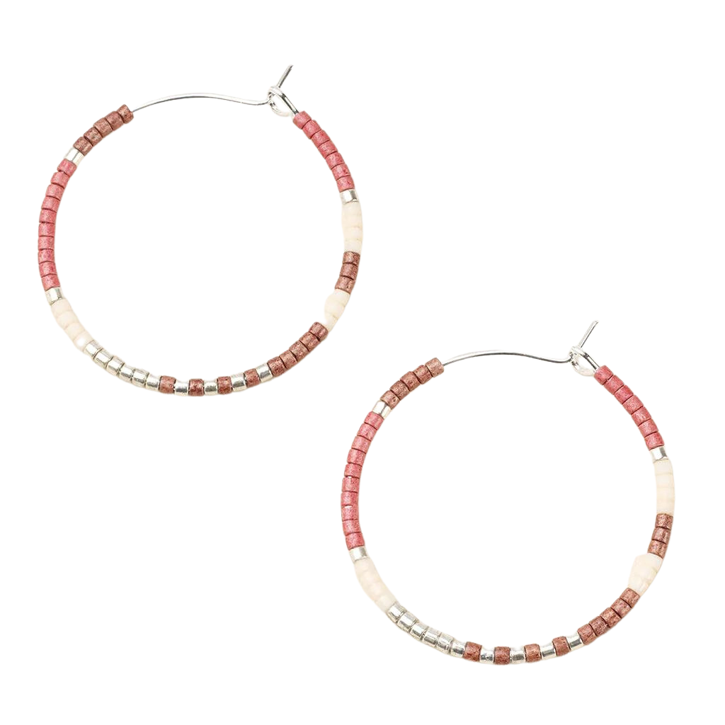 Small Chromacolor Hoops in Blush - Madison's Niche 