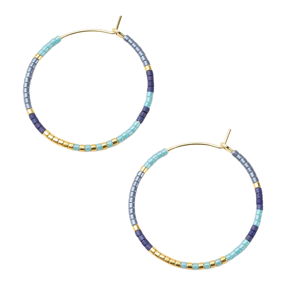 Small Chromacolor Hoops in Cobalt Madison's Niche 