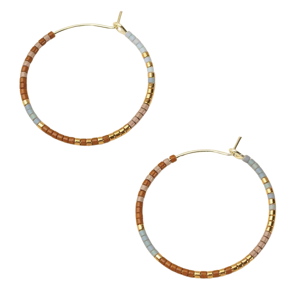 Small Chromacolor Hoops in Desert - Madison's Niche 