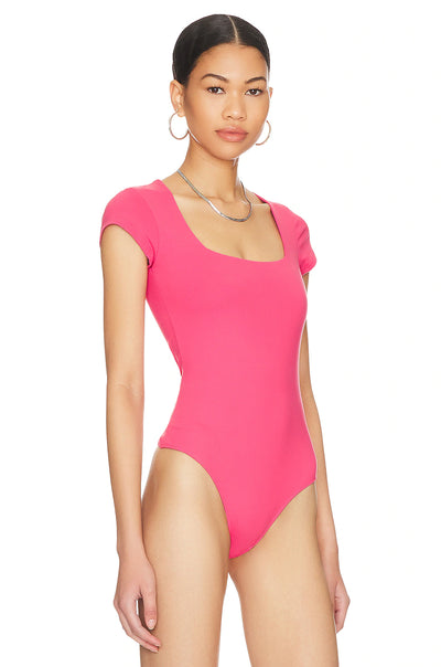 Square Eyes Bodysuit in Pompom - Madison's Niche 
